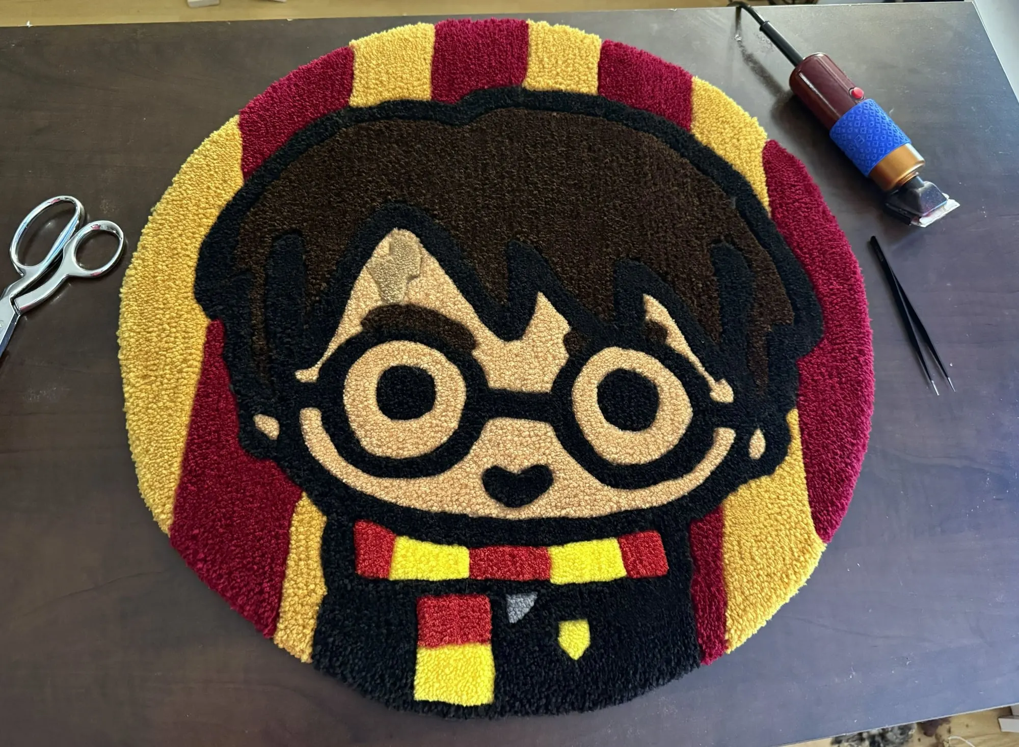 Tapis rond Harry Potter