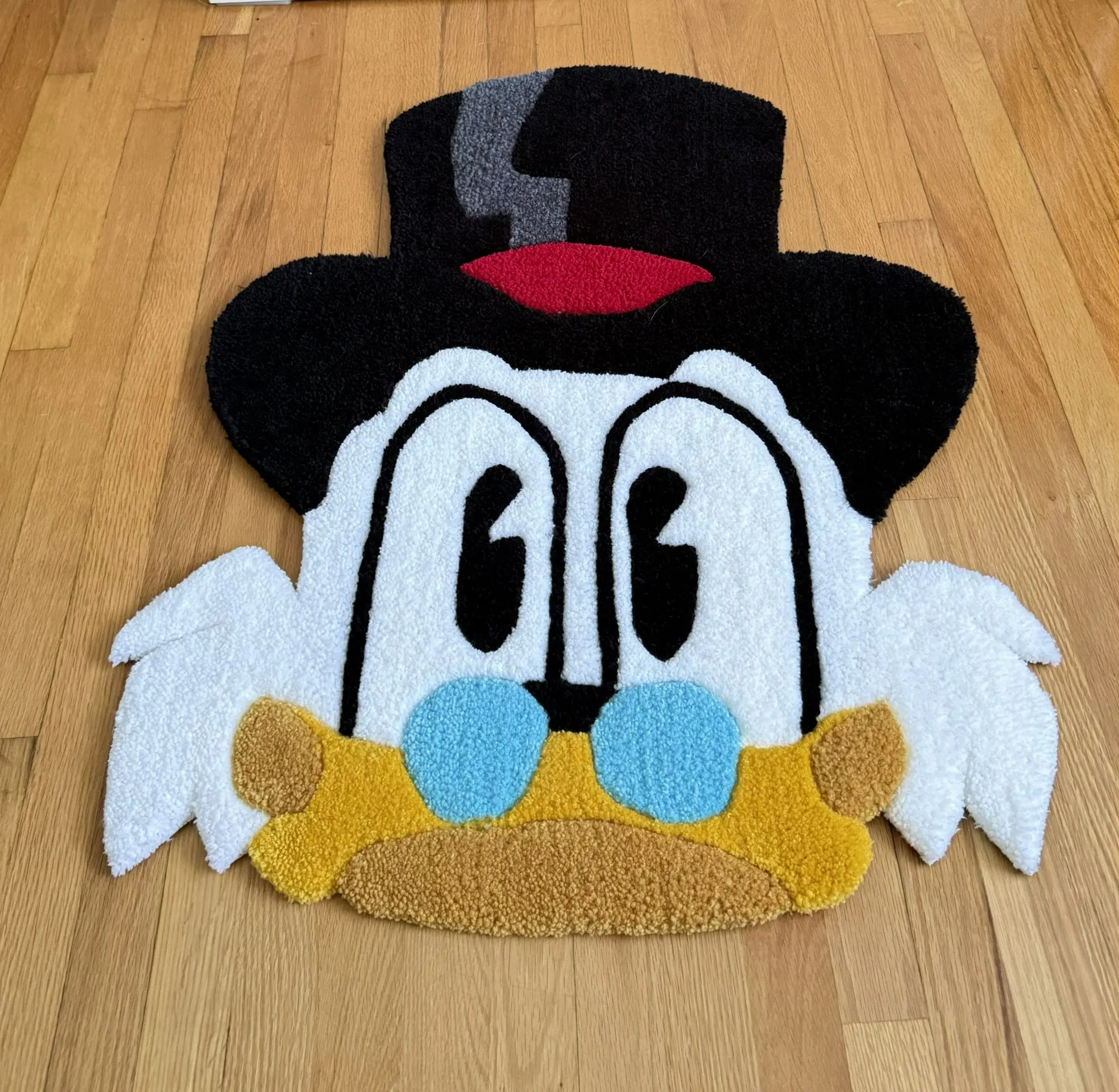 Tapis Picsou posé au sol